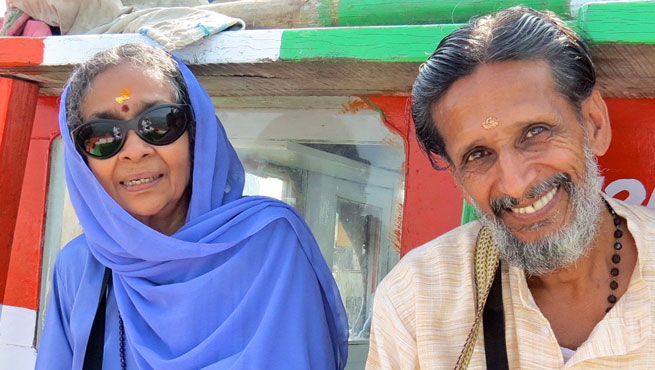 Mataji & Mohanji on Bet Dwarka Pilgrimage