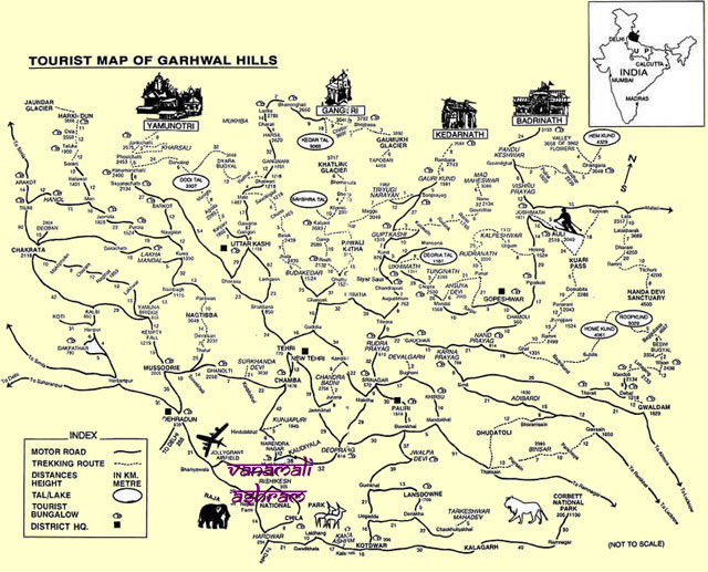 Gharwal Map